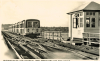 Southend Pier Electric Train  Post card 