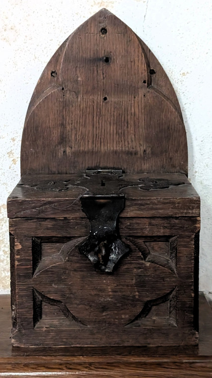 Castle Hedingham Church Alms Box 8 August 2025 Copyright: William George