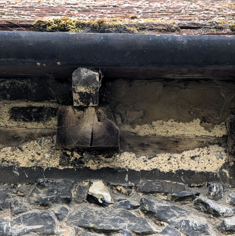 Rainham Church Roof detail 22 May 2025 Copyright: William George