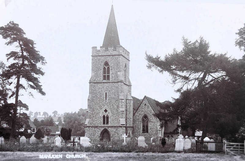 Manuden Church Post Card Copyright: William George