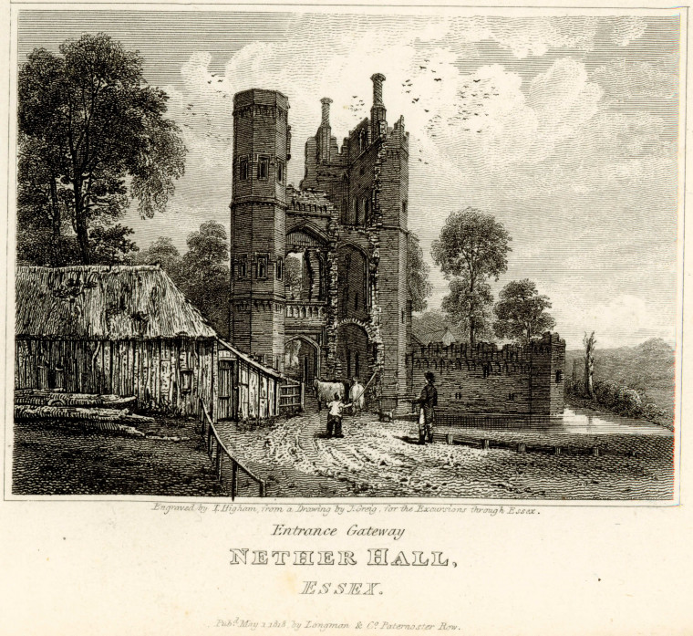 Nether Hall Excursions through Essex 1819 Copyright: William George