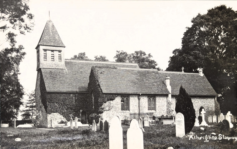 Stanway St Albright Church Post Card Copyright: William George
