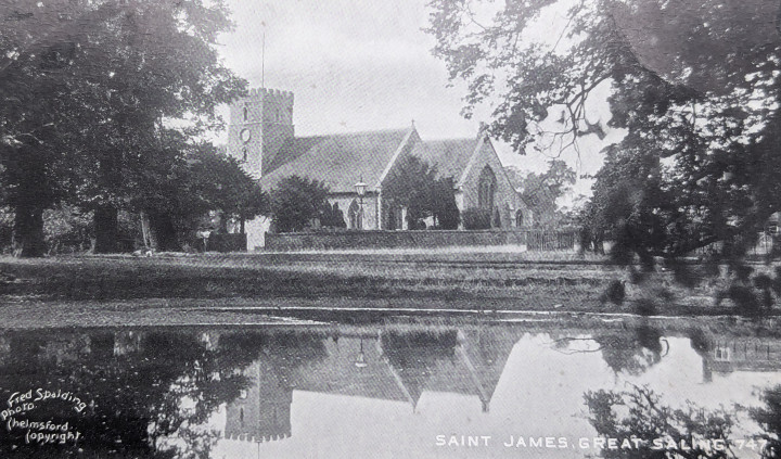 Great Saling St James Church Post Card Copyright: William George