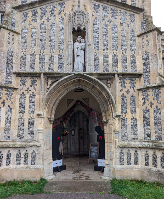 Great Bromley Church Porch Arch 15 November 2025 Copyright: William George