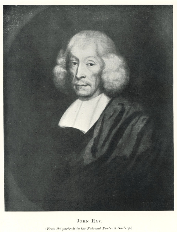 John Ray 1627 to 1705 Naturalist National Portrait Gallery Copyright: Essex Field Club