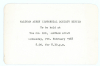 Waltham Abbey Historical Society Dinner  7 February 1968 