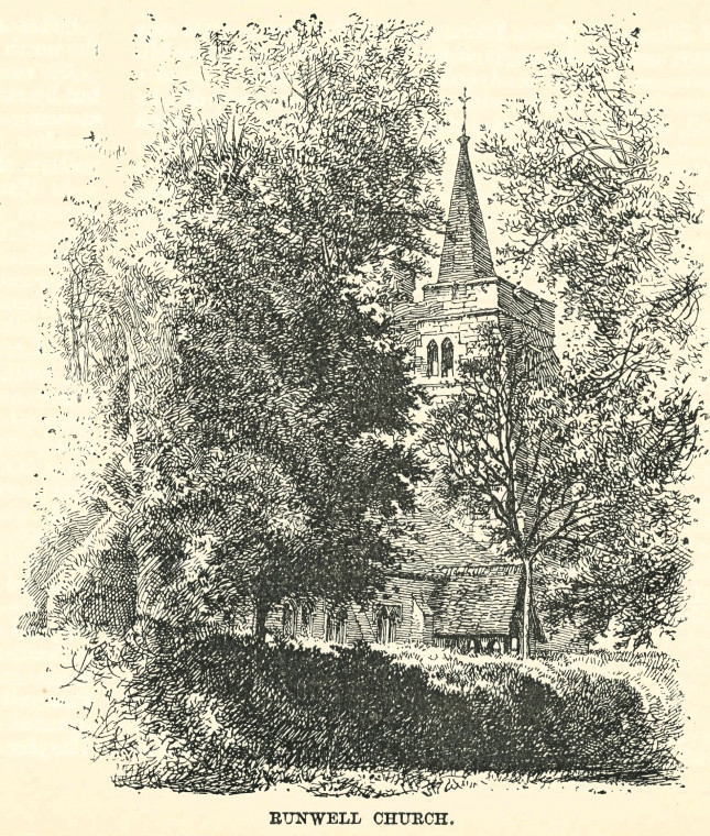 Runwell Church Essex Holidays Lindley 1898 Copyright: Essex Holidays Lindley 1898