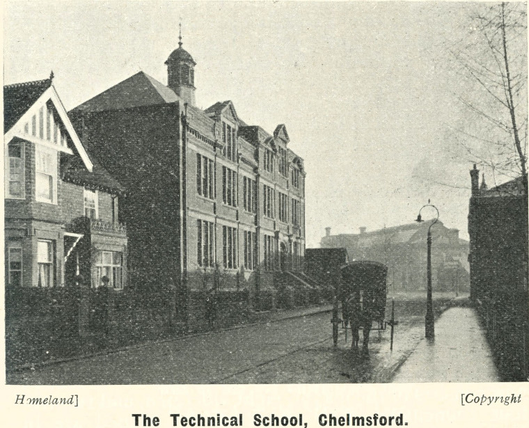 Chelmsford Technical School 1908 Homeland Copyright: Homeland Chelmsford 1908