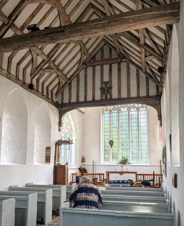 Tilty Church Looking towards East 17 June 2025 Copyright: William George