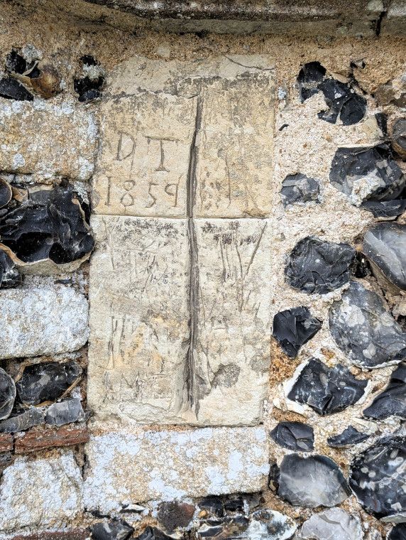 Tilty Church  Graffiti 32 17 June 2025 Copyright: William George