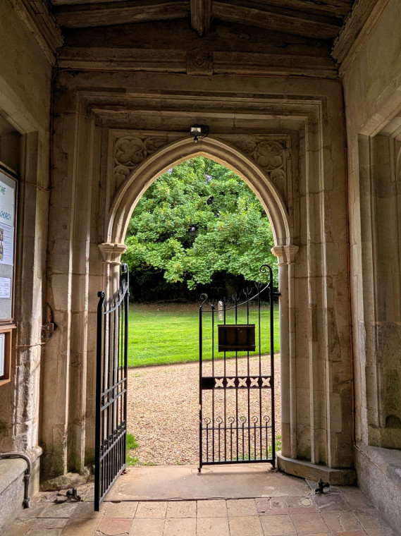 Clavering Church Door 4 5 August 2025 Copyright: William George
