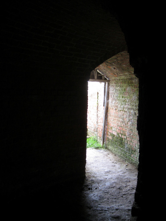 Beaumont 1869 Lime Kiln Interior Red Brick 29 August 2014 Copyright: William George