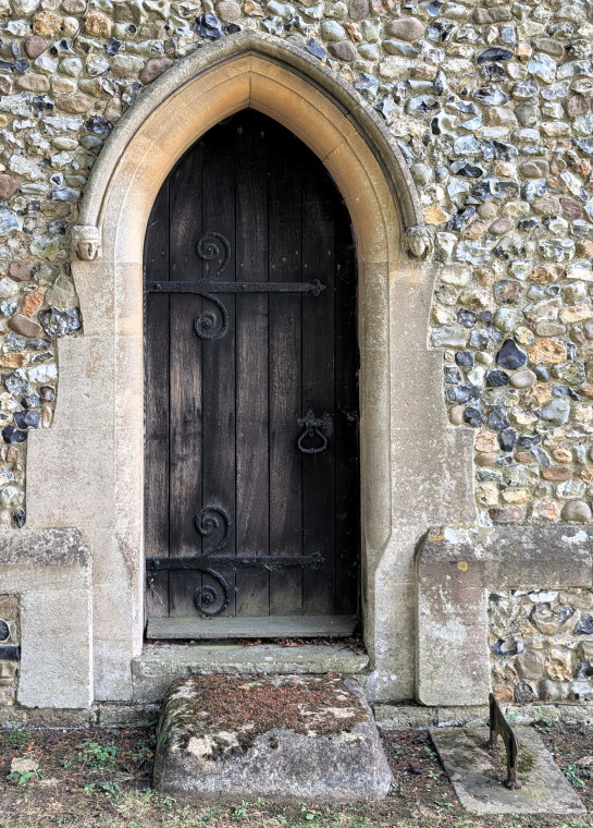 Matching Church External Door 9 August 2025 Copyright: William George