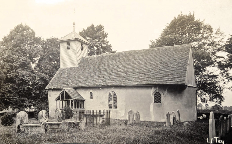 Little Tey Church Post Card Copyright: William George