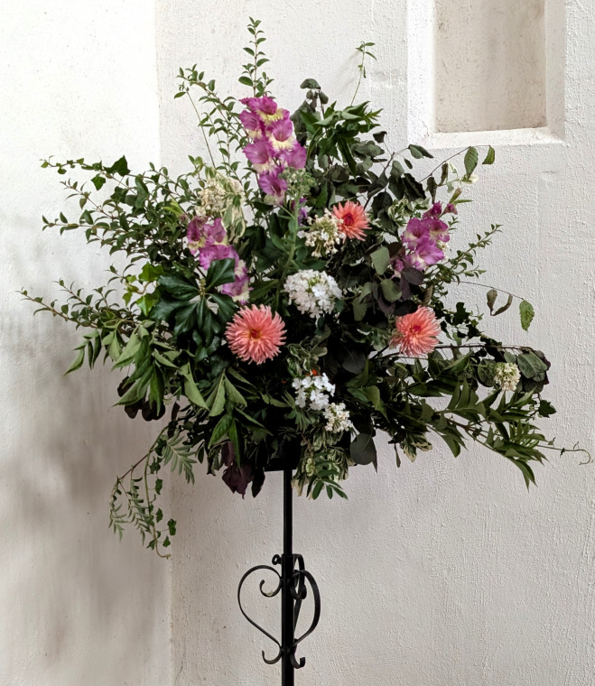 Clavering Church Flower Display 5 August 2025 Copyright: William George