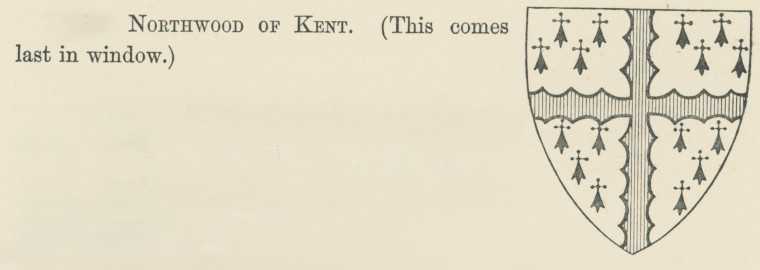 Northwood of Kent Arms F F Law 1898 Copyright: Florence Law Shalford Church 1898
