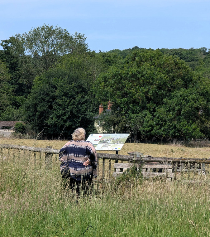 Tilty Abbey Information Board 34 17 June 2025 Copyright: William George