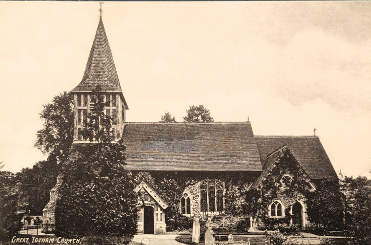 Great Totham Church Postcard Copyright: William George