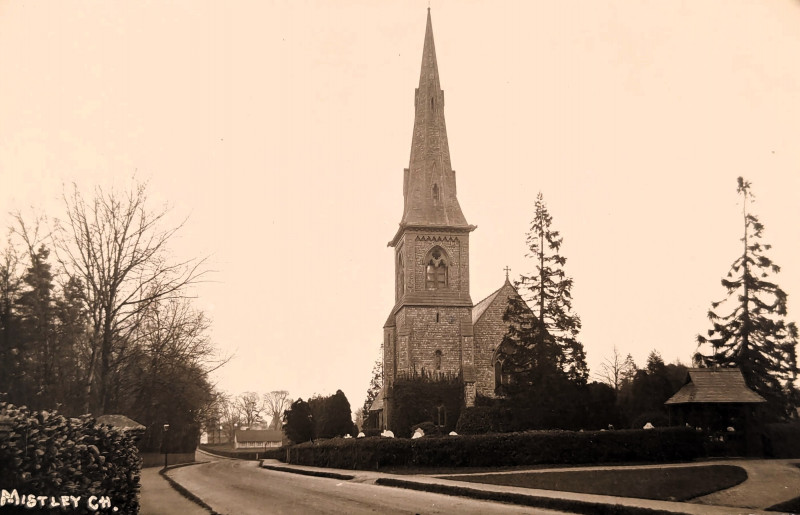 Mistley Church Post Card Copyright: William George