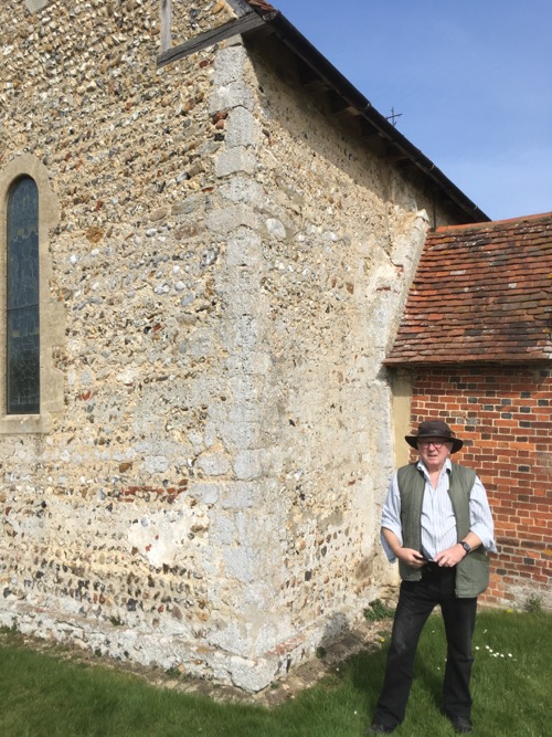 Tufa quoins at St. Germanus Church Copyright: Gerald Lucy