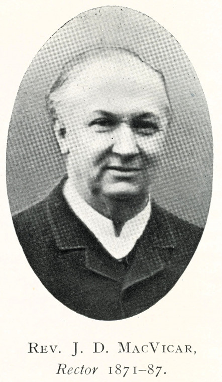 Rayleigh Rev J D MacVicar Rector 1871 to 1887 Copyright: A C Girdlestone Fryer 1908