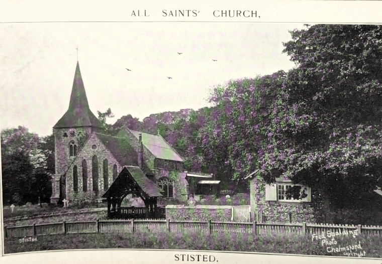 Stisted All Saints Church Post Card Copyright: William George