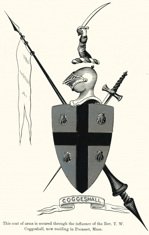 Coggeshall Arms Florence Law 1898 Copyright: Florence Law Shalford Church 1898