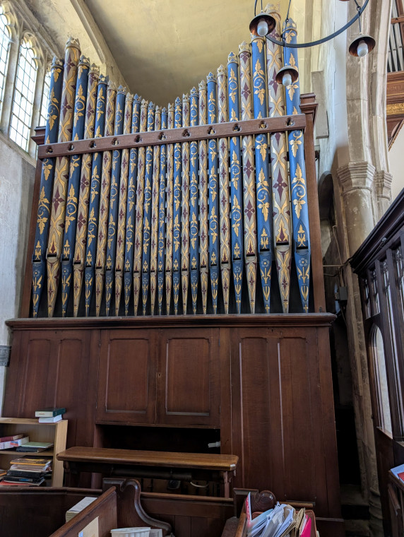 Hatfield Broad Oak Church Organ Pipes 27 June 2025 Copyright: William George