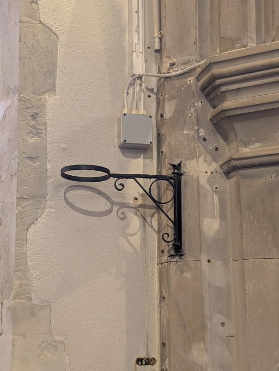 Fryerning Church Oil Lamp Bracket 31st May 2025 Copyright: William George