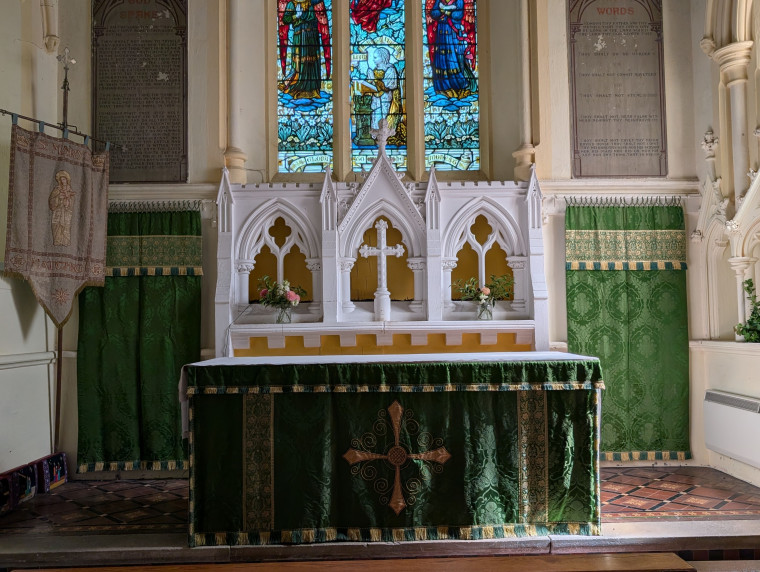 Matching Church Reredos 9th August 2025 Copyright: William George