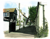 Mersea Island The Street pen and ink image 