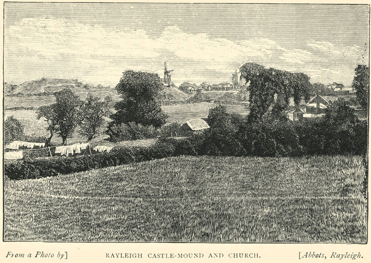 Rayleigh Castle Mound Abbots Rayleigh 1910 Copyright: T Northcott Spurll Southend 1910