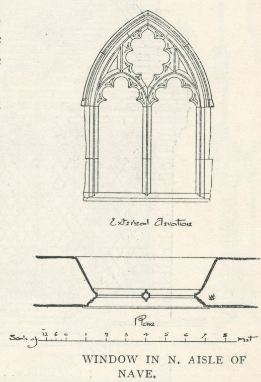 Great Baddow Church Window Essex Review 1894 Copyright: Essex Review 1894