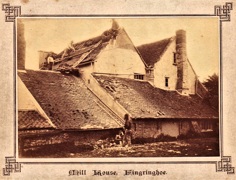 Fingringhoe Mill House 1884 Essex Earthquake Photograph Copyright: William George
