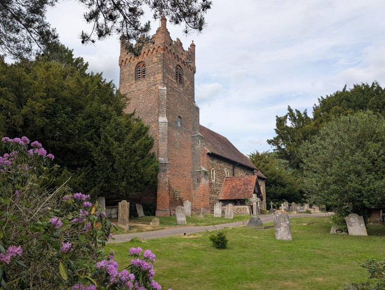 Fryerning Church Tower and graveyard 31st May 2025 Copyright: William George
