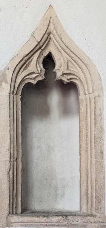 Castle Hedingham Church Piscina 8 August 2025 Copyright: William George