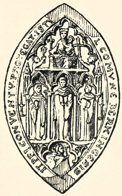 Barking Abbey Seal 1917 Copyright: London Survey Committee 1917