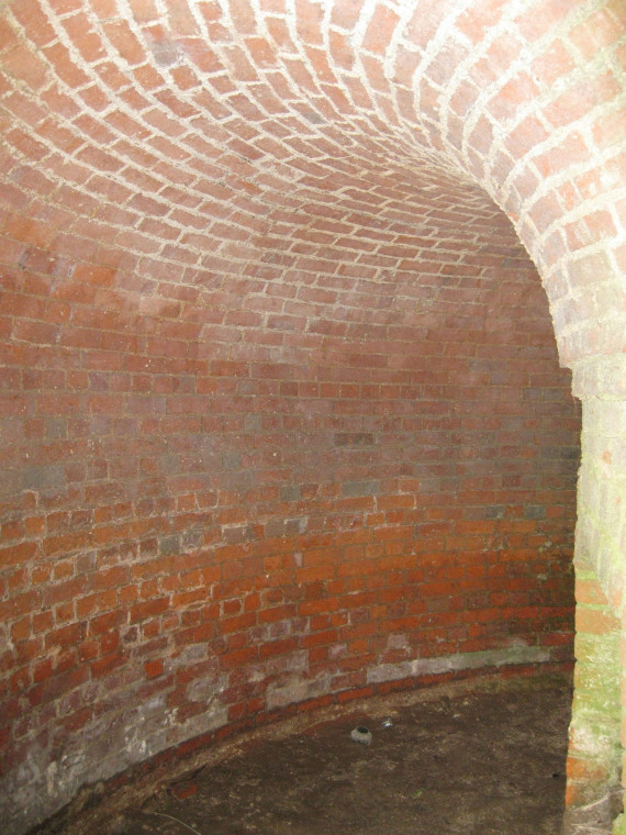 Beaumont 1869 Lime Kiln Interior Barrel Vault  29 August 2014 Copyright: William George