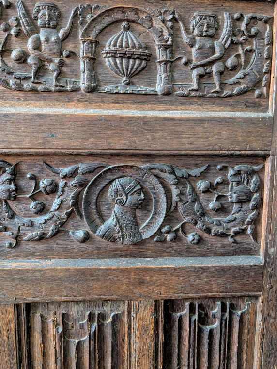 Gosfield Church Wooden Paneling 21 March 2025 Copyright: William George