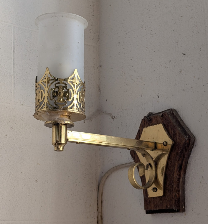 Hatfield Broad Oak Church Bracket Lamp 27 June 2025 Copyright: William George