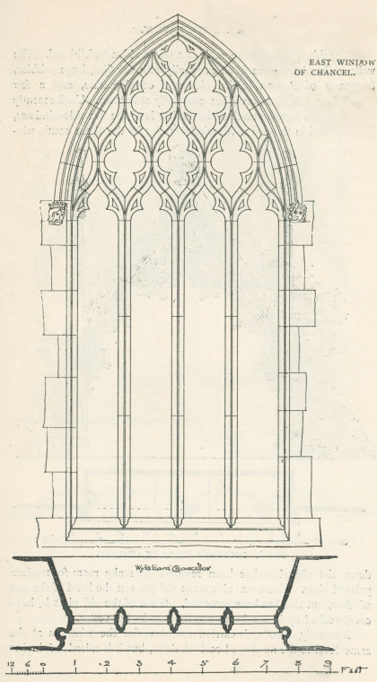 Great Leighs East Window of Chancel  1893 Copyright: Wykeham Chancellor