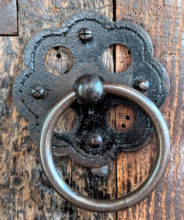 Castle Hedingham Church Porch Door Ring 8 August 2025 Copyright: William George