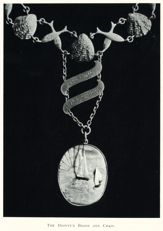 Brightlingsea Badge and Chain of Deputy 1913 Copyright: E P Dickin Brightlingsea 1913