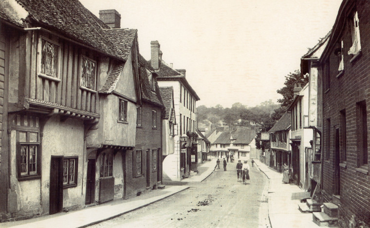 Saffron Walden Bridge Street 1907 Frith Copyright: Frith