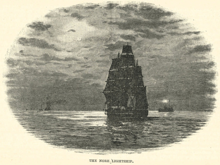 Nore Lightship Essex Holidays Lindley 1898 Copyright: Essex Holidays Lindley 1898