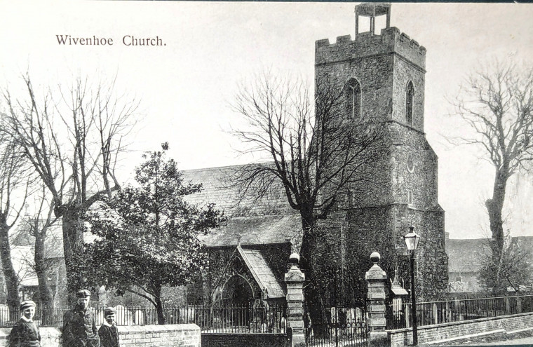 Wivenhoe Church Post Card Copyright: William George