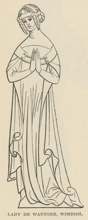 Wimbish Church Lady de Wautone Monument Copyright: Essex Review Vol 52 1943 