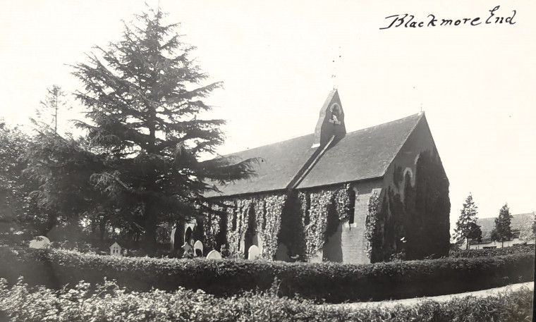 Blackmore End Church Post Card Copyright: William George