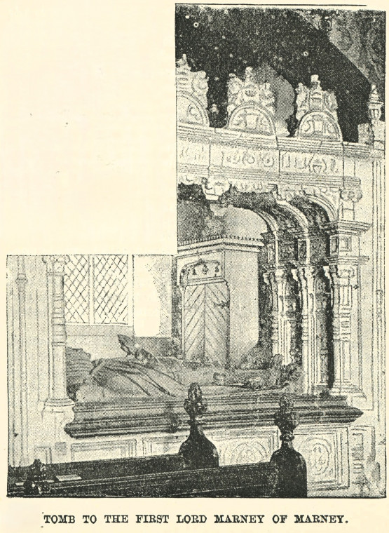 Layer Marney Tomb of First Lord Lindley 1898 Copyright: Essex Holidays Lindsay 1898