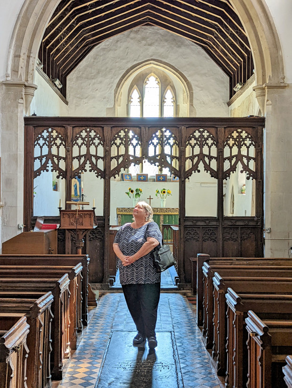 Wendens Ambo Church Chancel and Screen 7 August 2022 Copyright: William George